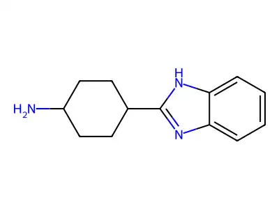 (1s,4s)-4-(1H-1,3-benzodiazol-2-yl)cyclohexan-1-amine structure