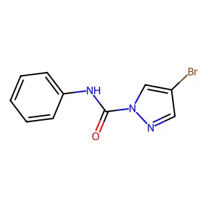 4-bromo-N-phenylpyrazole-1-carboxamide structure