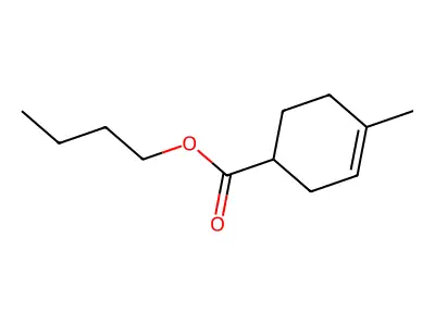 Butyl 4-methylcyclohex-3-ene-1-carboxylate structure