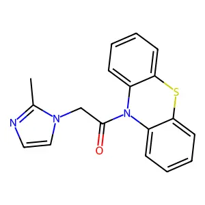 2-(2-Methylimidazol-1-yl)-1-phenothiazin-10-ylethanone structure