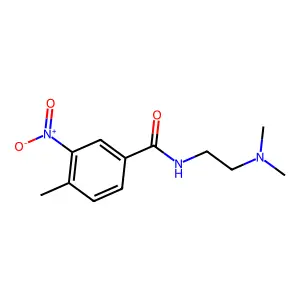 N-(2-(dimethylamino)ethyl)-4-methyl-3-nitrobenzamide structure