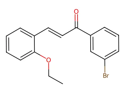 1-(3-Bromophenyl)-3-(2-ethoxyphenyl)prop-2-en-1-one structure