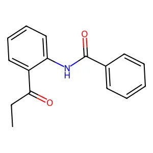N-(2-丙酰基苯基)苯甲酰胺 structure
