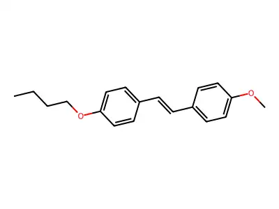 1-Butoxy-4-[2-(4-methoxyphenyl)ethenyl]benzene structure