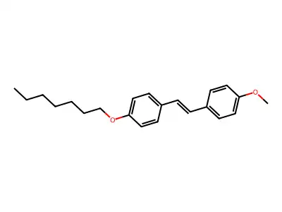 1-Heptoxy-4-[2-(4-methoxyphenyl)ethenyl]benzene structure