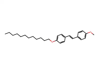 1-Dodecoxy-4-[2-(4-methoxyphenyl)ethenyl]benzene structure
