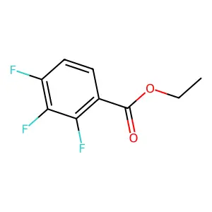 Benzoic acid, 2,3,4-trifluoro-, ethyl ester structure