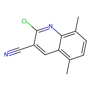 2-Chloro-5,8-dimethylquinoline-3-carbonitrile structure