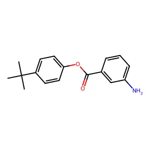4-Tert-butylphenyl 3-aminobenzoate structure