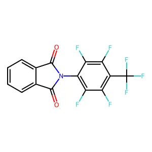 2-[2,3,5,6-Tetrafluoro-4-(trifluoromethyl)phenyl]isoindole-1,3-dione structure