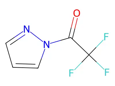 2,2,2-Trifluoro-1-(1H-pyrazol-1-yl)ethanone structure