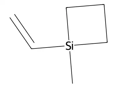 1-Ethenyl-1-methylsiletane structure