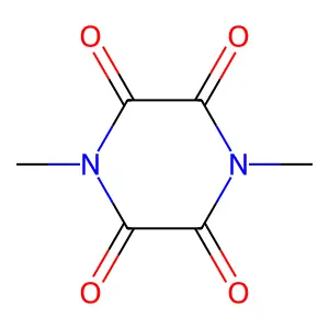 1,4-Dimethylpiperazine-2,3,5,6-tetrone structure