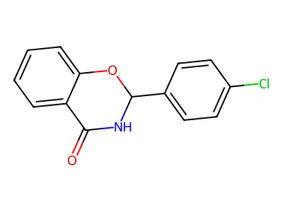 2-(4-Chlorophenyl)-2H-benzo[e][1,3]oxazin-4(3H)-one structure