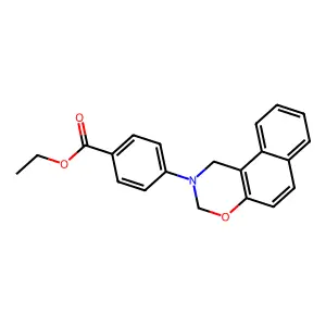ethyl 4-(1H-naphtho[1,2-e][1,3]oxazin-2(3H)-yl)benzoate structure