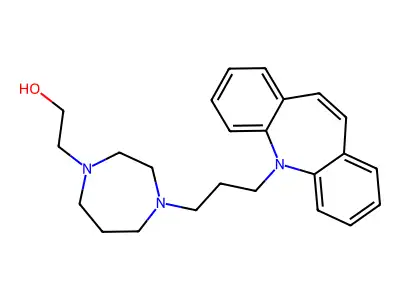 Homopipramol structure