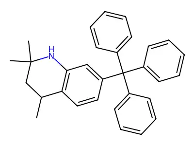 2,2,4-Trimethyl-7-trityl-1,2,3,4-tetrahydroquinoline structure