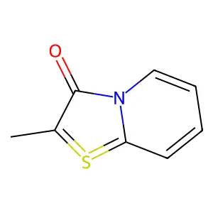 Thiazolo(3,2-a)pyridinium, 3-hydroxy-2-methyl-, hydroxide, inner salt structure