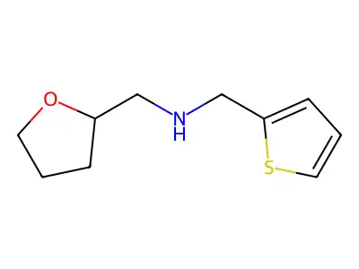 (Tetrahydro-furan-2-ylmethyl)-thiophen-2-ylmethyl-amine structure