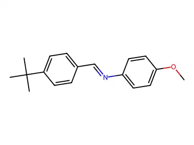1-(4-tert-butylphenyl)-N-(4-methoxyphenyl)methanimine structure