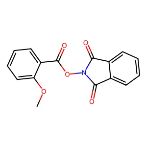 (1,3-Dioxoisoindol-2-yl) 2-methoxybenzoate structure