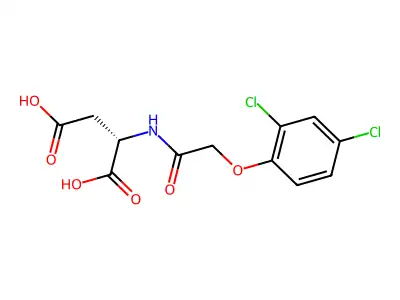 N-(2-(2,4-二氯苯氧基)乙酰基)-L-天冬氨酸 structure