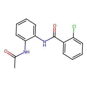 N-(2-乙酰氨基苯基)-2-氯苯甲酰胺 structure