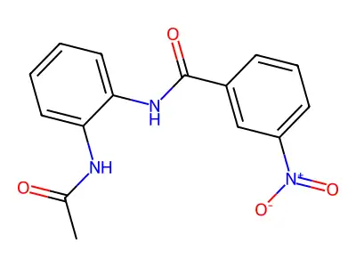 N-(2-acetamidophenyl)-3-nitrobenzamide structure