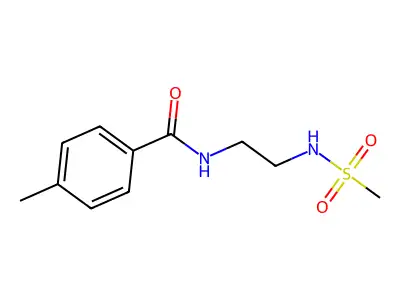 4-Methyl-N-(2-(methylsulfonamido)ethyl)benzamide structure