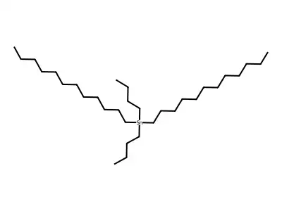 Dibutyldidodecylstannane structure
