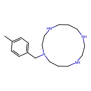 1-(4-Methylbenzyl)-1,4,8,11-tetraazacyclotetradecane structure