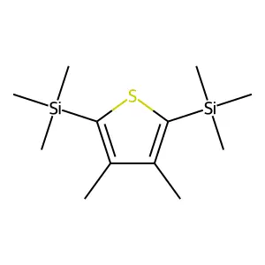 3,4-Dimethyl-2,5-bis(trimethylsilyl)thiophene structure