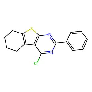 4-Chloro-2-phenyl-5,6,7,8-tetrahydrobenzo[4,5]thieno[2,3-d]pyrimidine structure