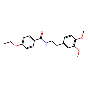 N-[2-(3,4-dimethoxyphenyl)ethyl]-4-ethoxybenzamide structure