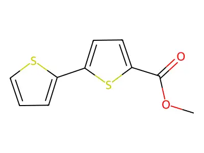 Methyl 5-(thiophen-2-yl)thiophene-2-carboxylate structure