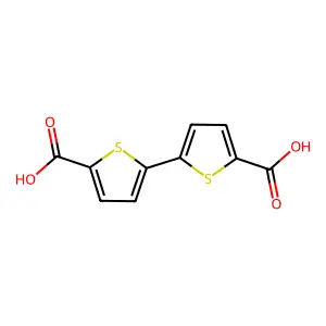 [2,2'-Bithiophene]-5,5'-dicarboxylic acid structure