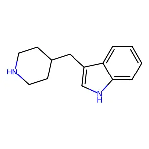 1H-Indole, 3-(4-piperidinylmethyl)- structure