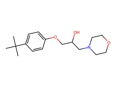 1-(4-Tert-butylphenoxy)-3-morpholin-4-ylpropan-2-ol structure