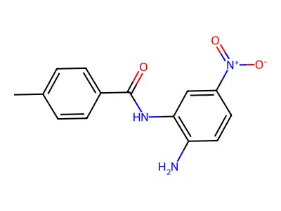 N-(2-amino-5-nitrophenyl)-4-methylbenzamide structure