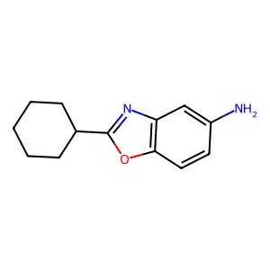 2-Cyclohexyl-1,3-benzoxazol-5-amine structure