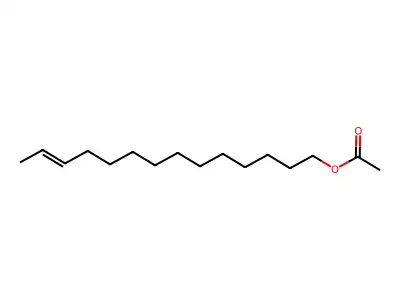 Tetradec-12-enyl acetate structure