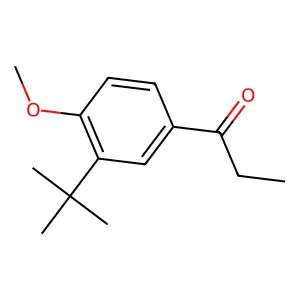 Propiophenone, 3-tert-butyl-4-methoxy- structure