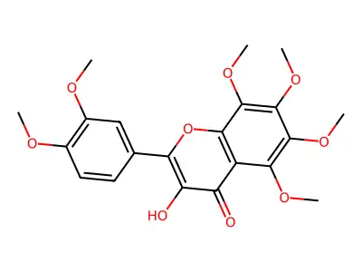 柚皮黄素 structure