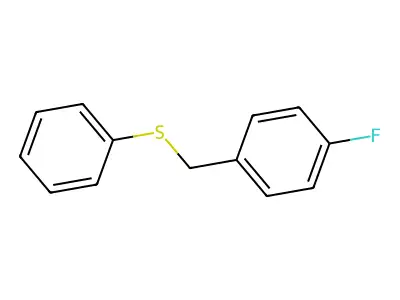 4-Fluorobenzyl phenyl sulfide structure
