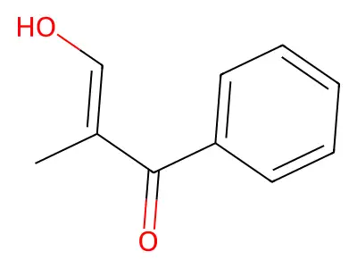 3-Hydroxy-2-methyl-1-phenyl-2-propen-1-one structure