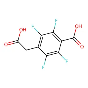 4-Carboxy-2,3,5,6-tetrafluorobenzeneacetic acid structure