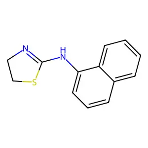 2-(1-Naphthylamino)-2-thiazoline structure