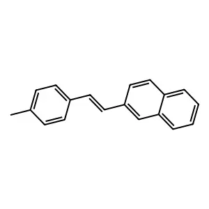 2-[2-(4-Methylphenyl)ethenyl]naphthalene structure