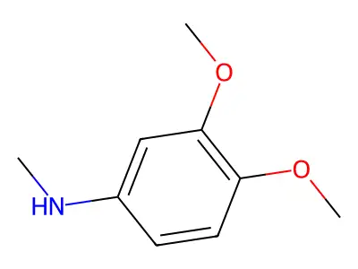3,4-dimethoxy-N-methylaniline structure