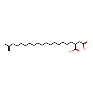 Butanedioic acid, 2-(isooctadecen-1-yl)- structure